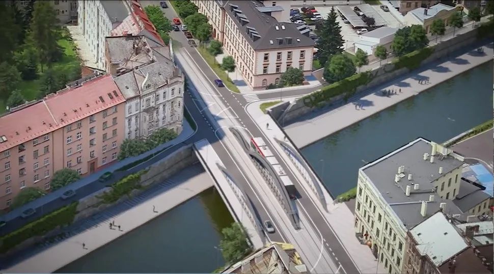 Most na Masarykově třídě je asi na týden uzavřený. Dnes začíná demoliční fáze