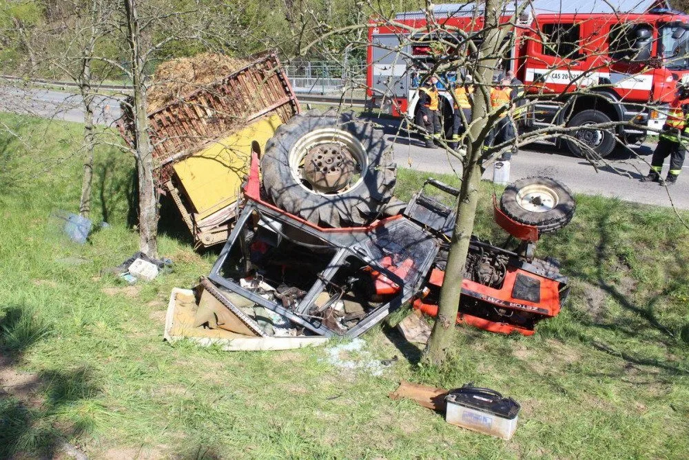 Dopravní nehoda v obci Plumlov