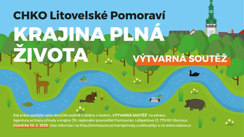 Zpestřete si karanténu malováním, právě probíhá výtvarná soutěž Litovelského Pomoraví