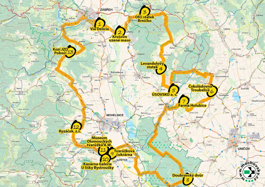 Vznikla nová cyklotrasa Ochutnej Moravu. Pro gurmány je připraveno třináct zastávek na téměř sto kilometrech