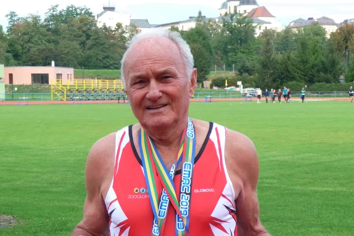 Václav Dostalík, známý olomoucký atlet, oslavil životní jubileum