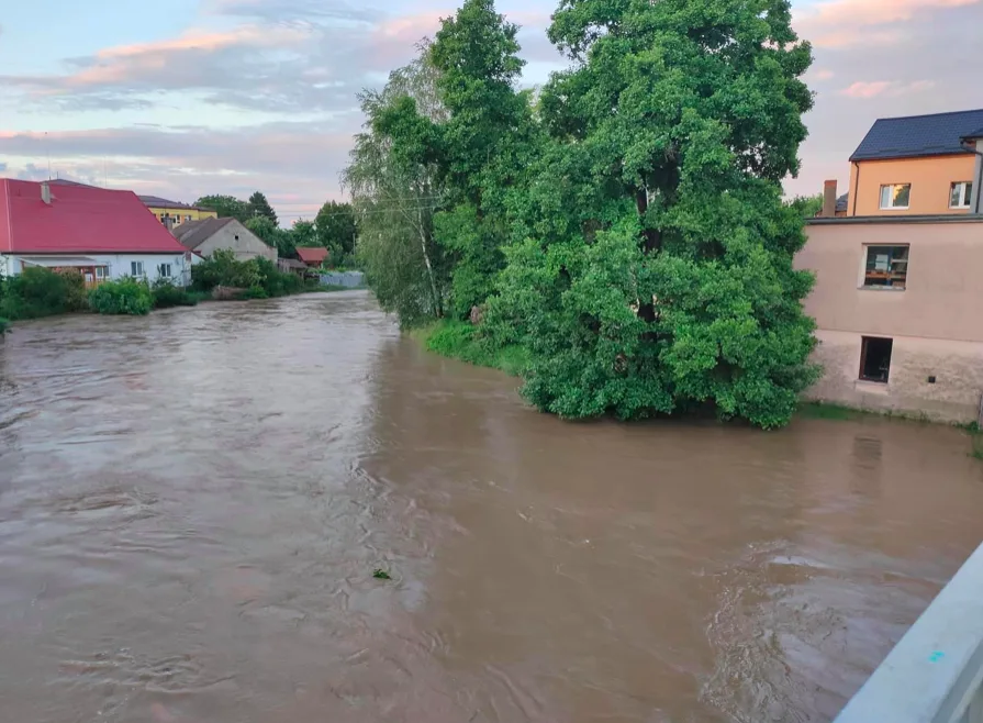 FOTO: Přes Olomoucko se opět přehnaly silné bouřky