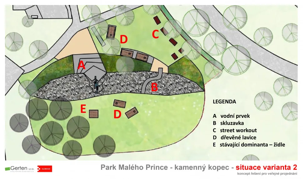 Park Malého prince na Tabulovém vrchu čekají úpravy. O nové podobě můžete rozhodnout i vy