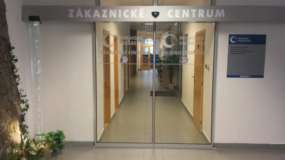 Zákaznické centrum Moravské vodárenské.