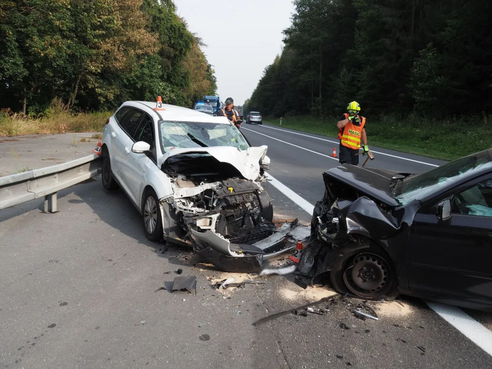foto z místa nehody// Zdroj: Policie ČR