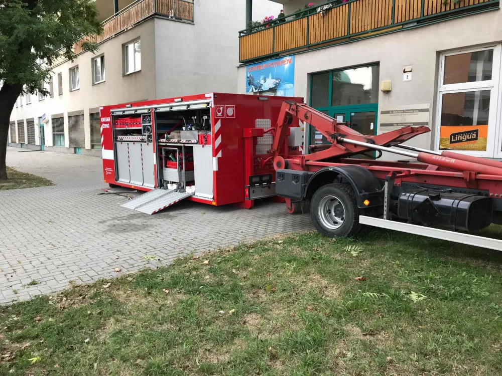HZS Olomouckého kraje zasahovali na místě havárie