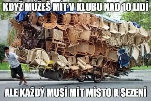 Češi se smějí dalšímu vládnímu nařízení. Kdo má židli, ten bydlí, píšou na sociálních sítích