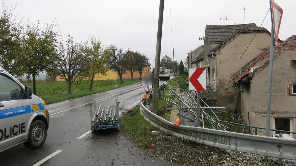 Foto z místa nehody