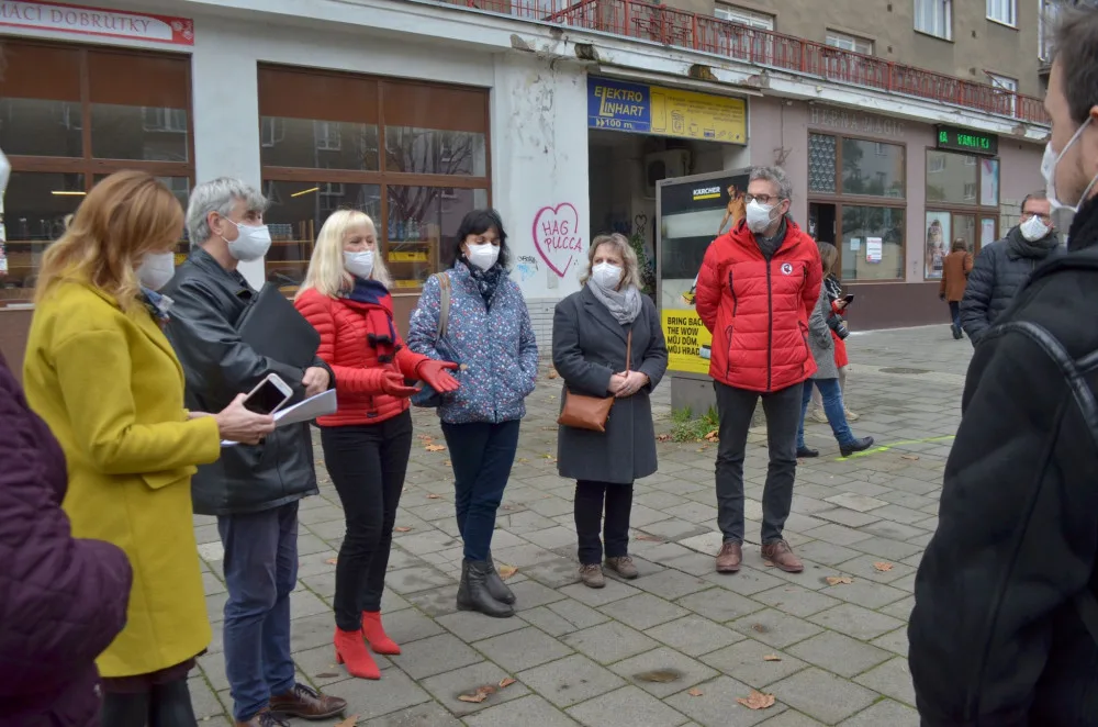 Výsadba stromů Masarykova ulice Olomouc