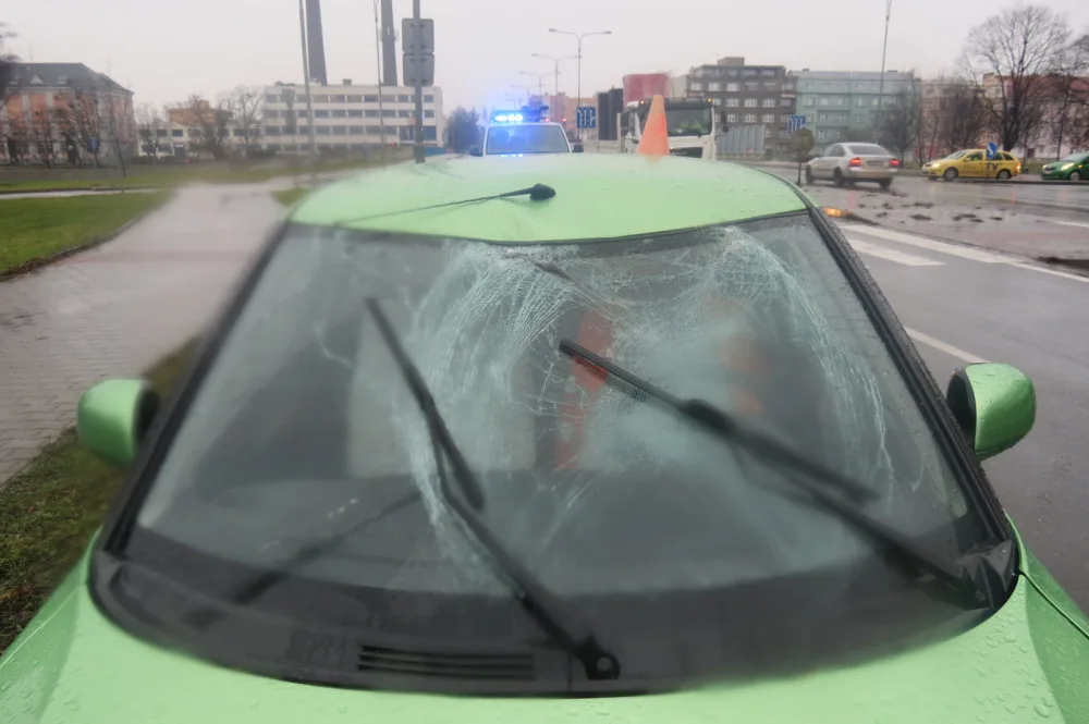Nehoda na ulici Velké Novosady