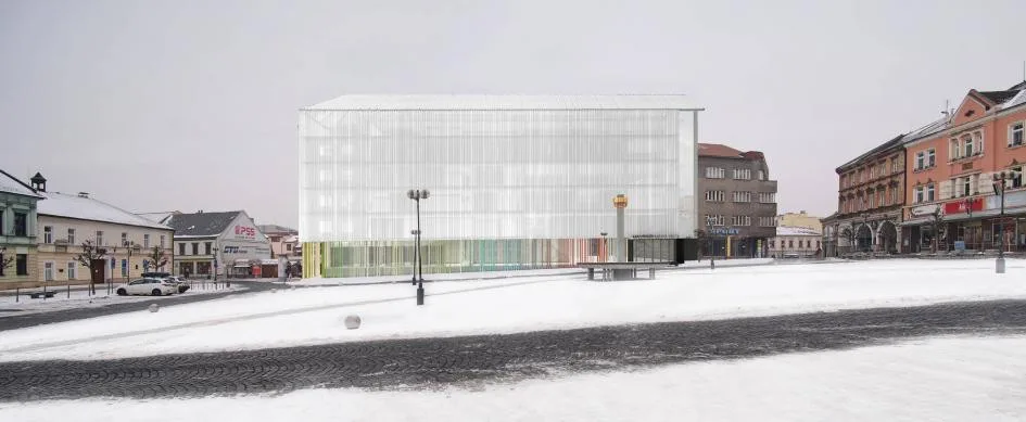 Výstava představuje návrhy na rekonstrukci administrativní budovy Emos