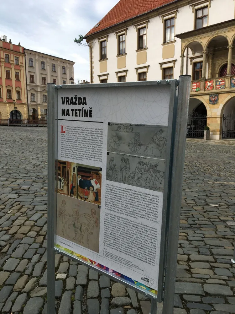 Svatá Ludmila na Horním náměstí. Život  české  světice  je  inspirující  i  po  1100  letech