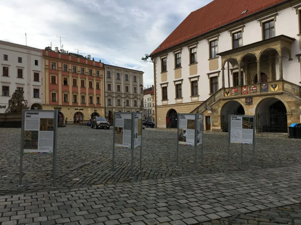 Svatá Ludmila na Horním náměstí. Život  české  světice  je  inspirující  i  po  1100  letech