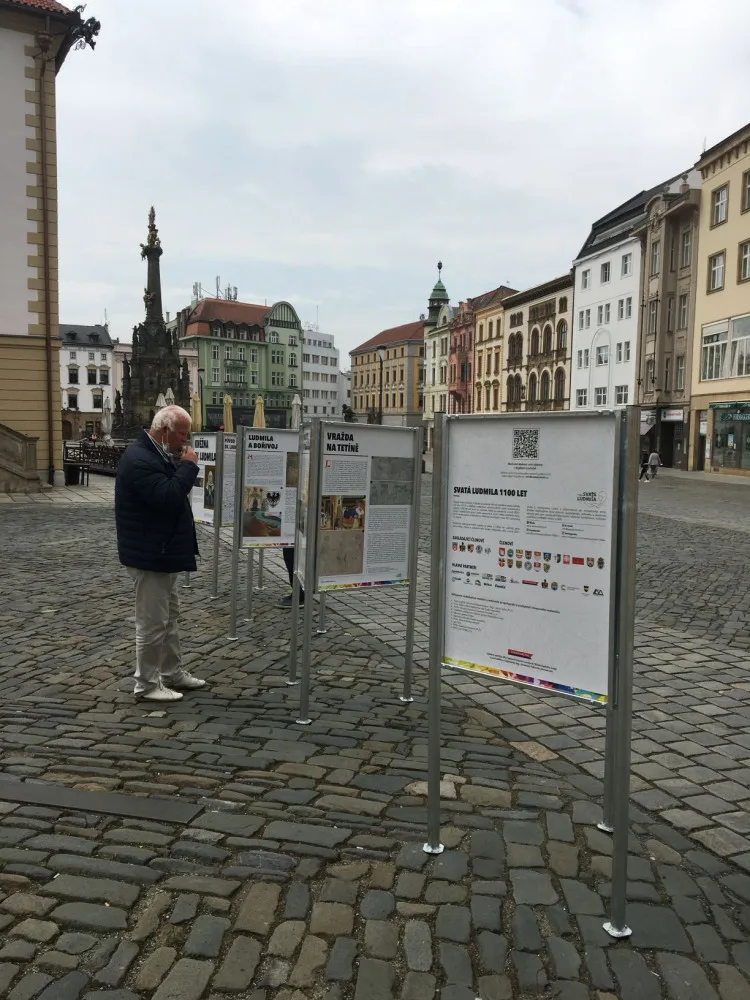 Svatá Ludmila na Horním náměstí. Život  české  světice  je  inspirující  i  po  1100  letech
