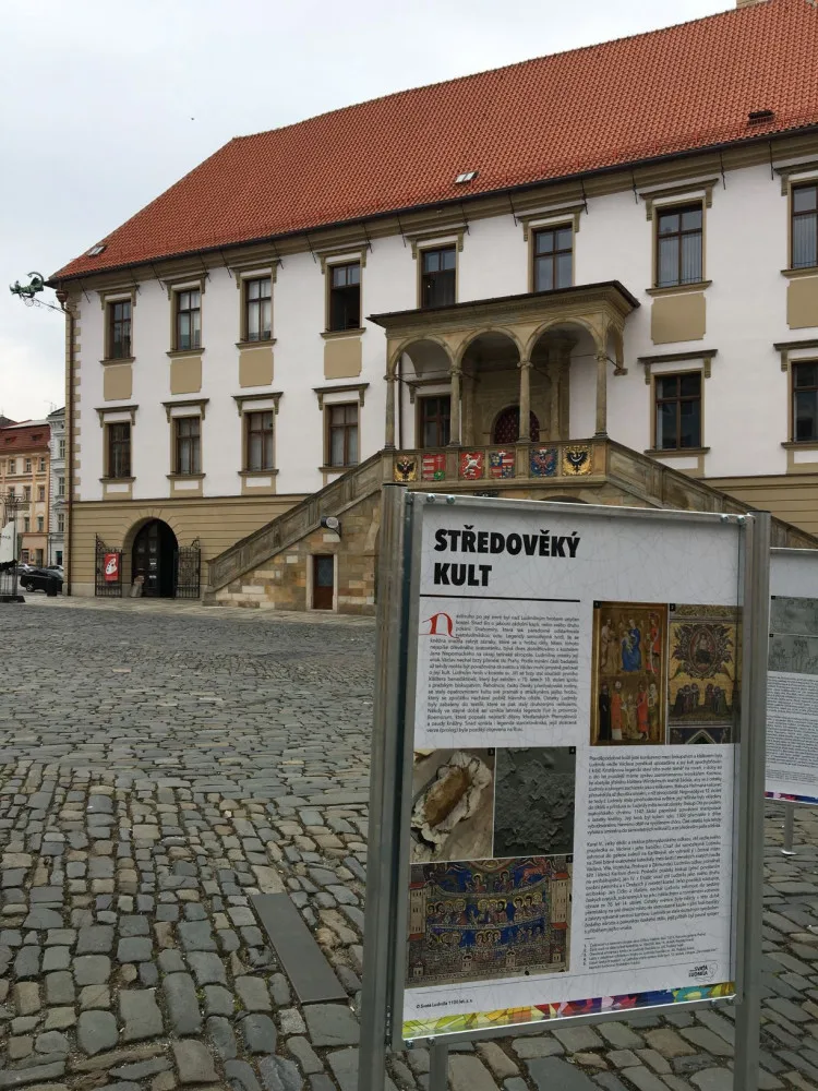 Svatá Ludmila na Horním náměstí. Život  české  světice  je  inspirující  i  po  1100  letech