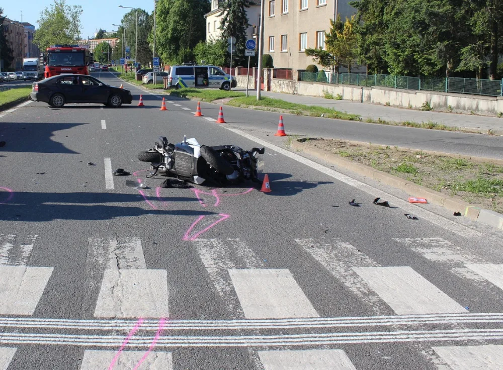 smrt motorkáře