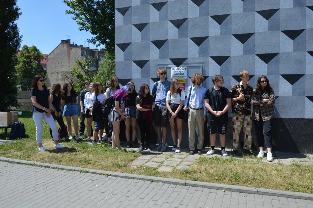 Středoškoláci z Prostějova se postarali o další barevnou trafostanici