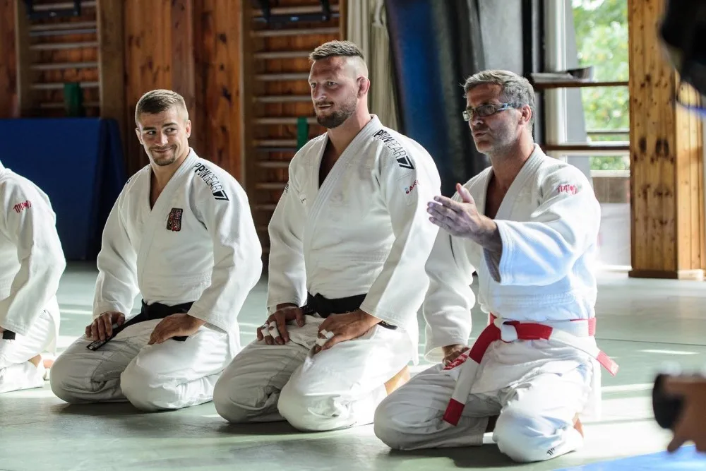 České judo budou v Tokiu reprezentovat David Klammert a Lukáš Krpálek. Šéftrenérem reprezentace je Petr Lacina (vpravo)