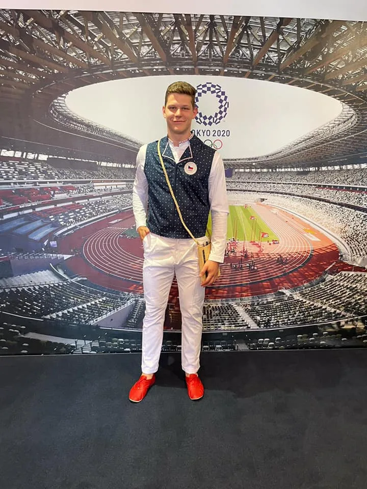 Jakub Jurka v nástupní olympijské kolekci