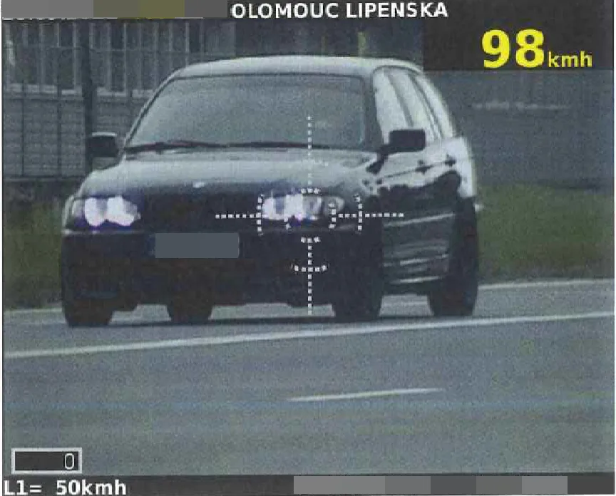 Senior se řítil po Olomouci rychlostí přes 110 kilometrů v hodině. Hrozí mu pokuta a zákaz řízení