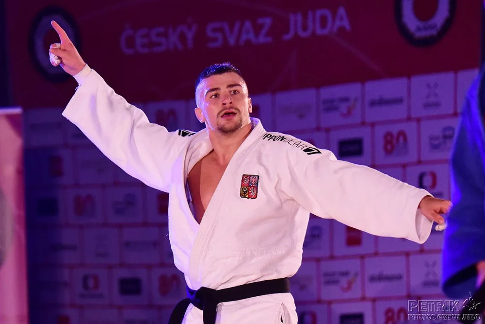 David Klammert se v Olomouci radoval ze zisku republikového titulu ve váze do 100 kilogramů