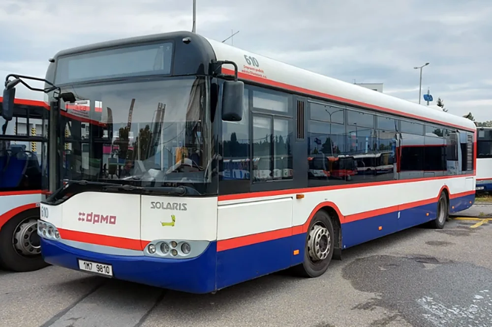 Jeden z nabízených autobusů Solaris Urbino 12
