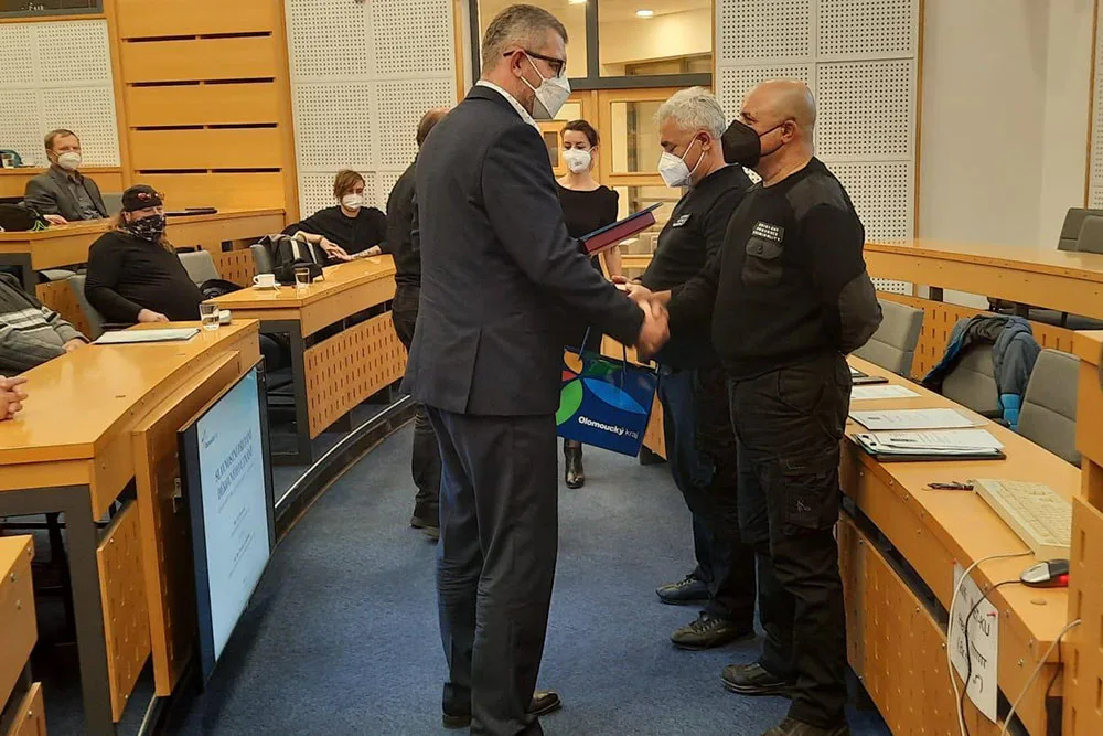 Zástupci vedení Olomouckého kraje poprvé předali ocenění v oblasti bezpečnosti a prevence kriminality