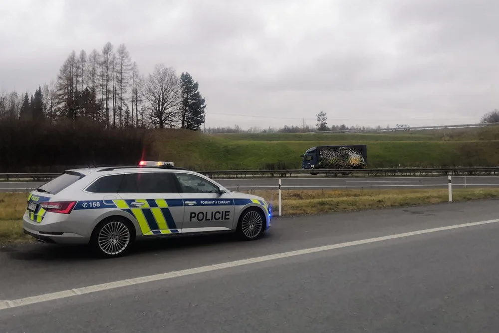 Policisté z dálničního oddělení se zaměřili na kontrolu elektronických dálničních známek