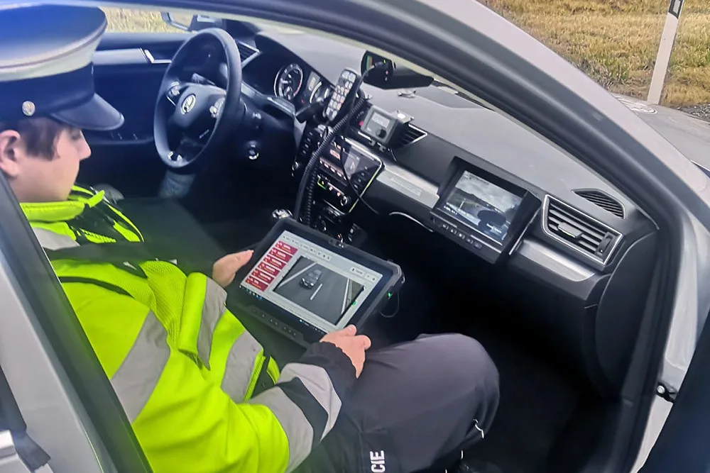 Policisté z dálničního oddělení se zaměřili na kontrolu elektronických dálničních známek