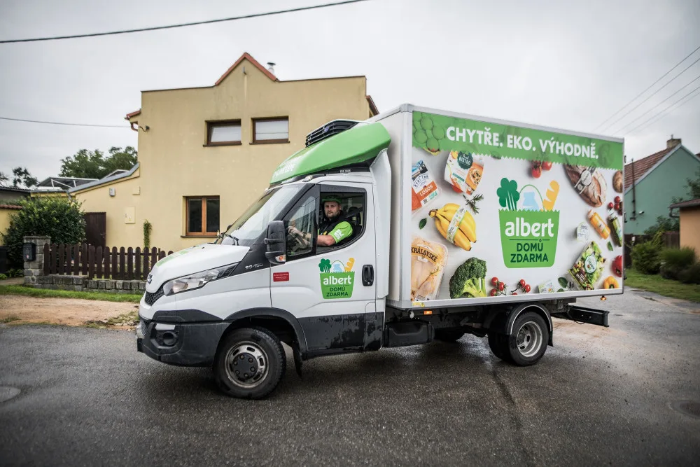 Po Brně rozšířil Albert online prodej potravin i na Olomouc a otevřel nové distribuční centrum