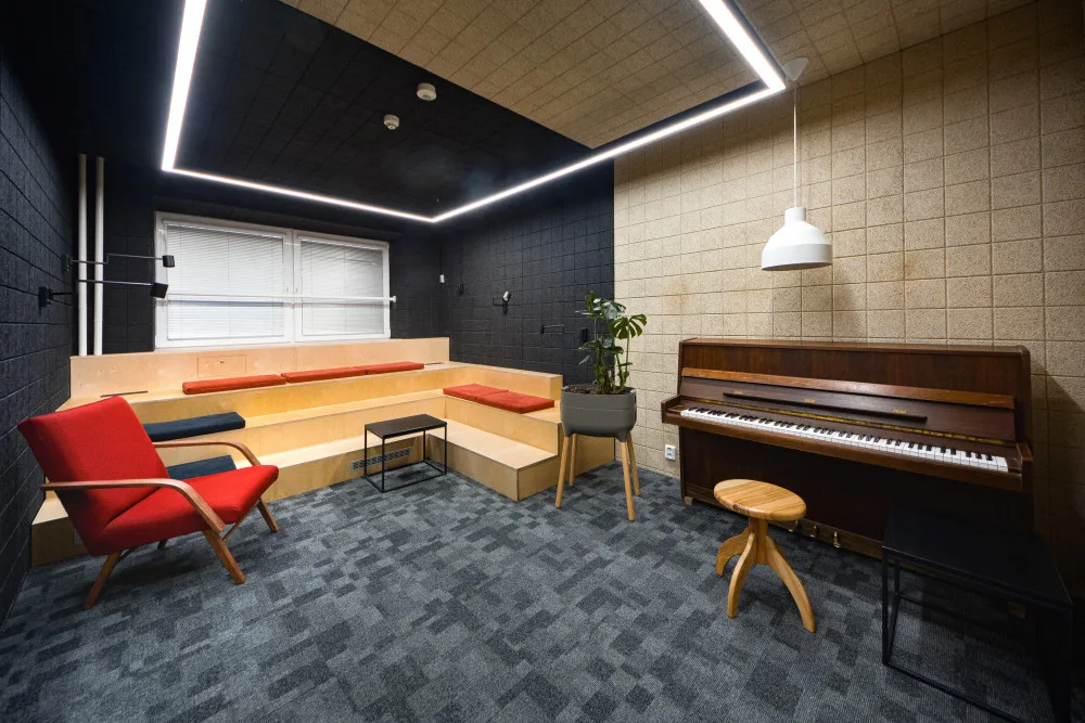 Během rekonstrukce vysokoškolských kolejí prošly modernizací také společné prostory