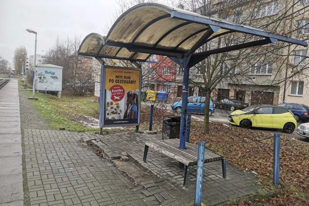 Zastávka v Olomouci nedaleko obchodní galerie Šantovka projde rekonstrukcí pravděpodobně až v červnu