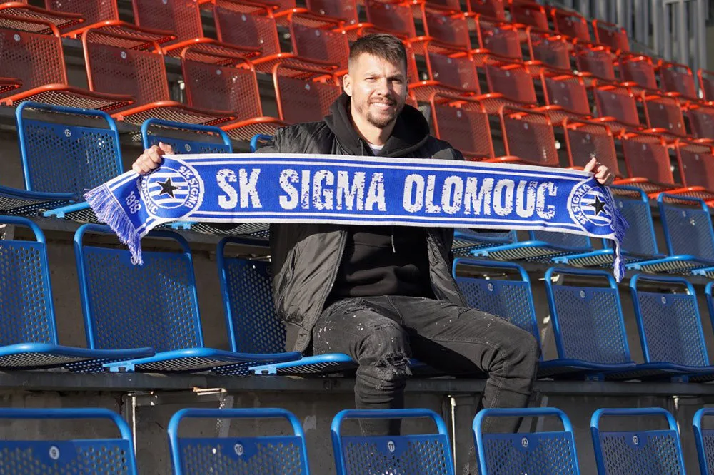 Záložník SK Sigma Olomouc Jan Navrátil