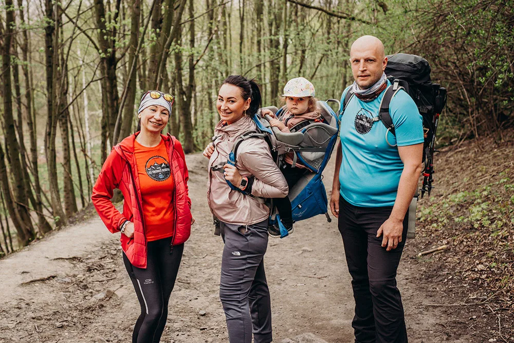 Organizátoři výzvy 32 vrcholů - Mirka, Denisa a Luboš