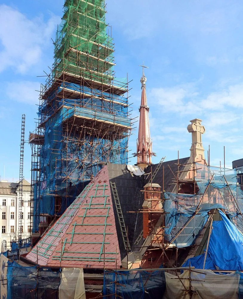 Rekonstrukce Červeného kostela v Olomouci