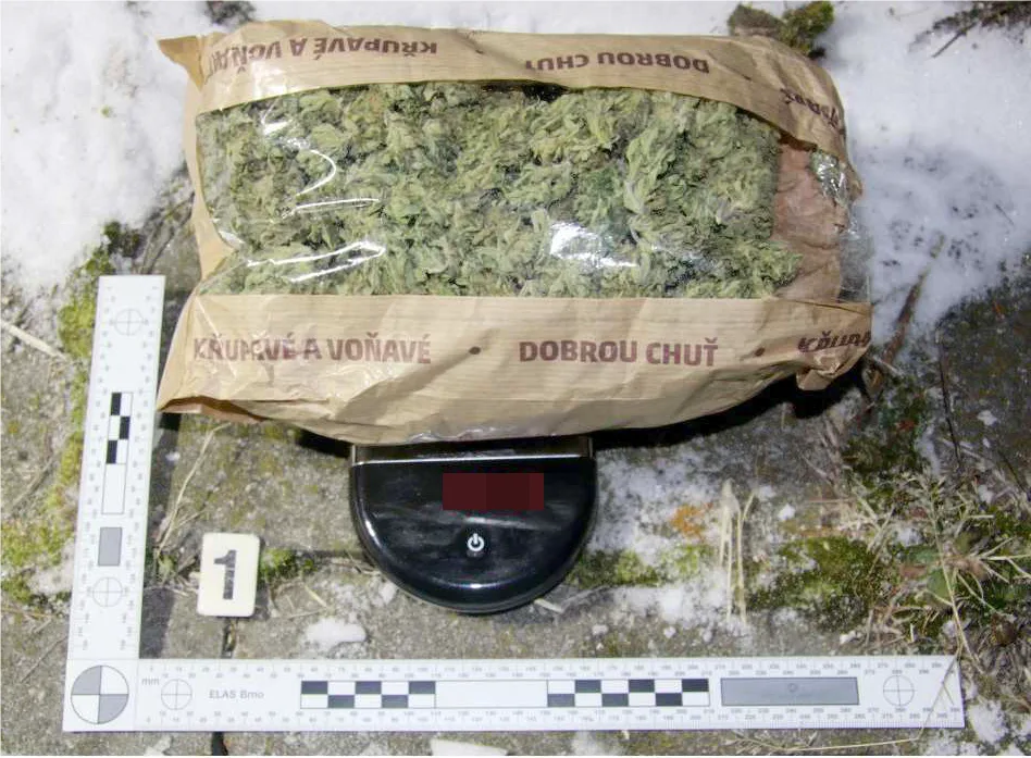 Celníci našli v autě přes čtvrt kilogramu sušeného konopí