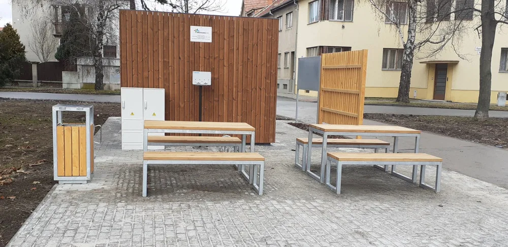 Návštěvníci prostějovského parku najdou v novém zázemí i stánek s občerstvením