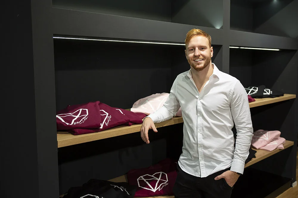 Vilém Šír prezentoval v showroomu Šantovka Star(t)s svou značku oblečení