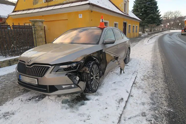 Dopravní nehoda v České Vsi u Jeseníku
