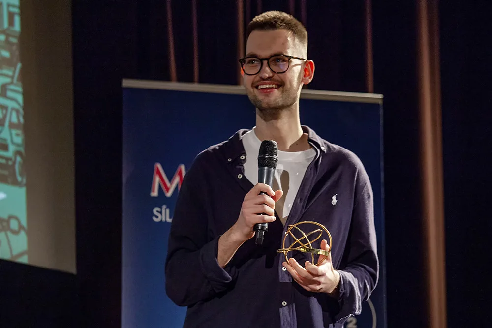 Petr Polák získal ocenění za nejlepší studentský komiks roku