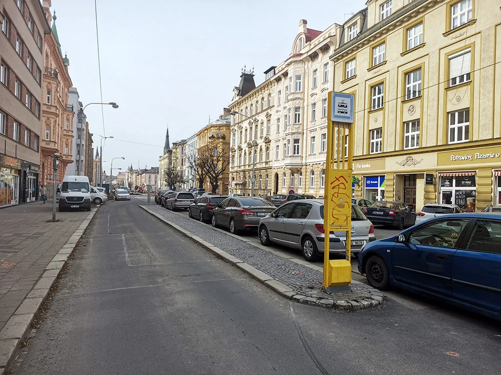 Zastávka U Bystřičky na Masarykově třídě projde přestavbou na zastávku vídeňského typu