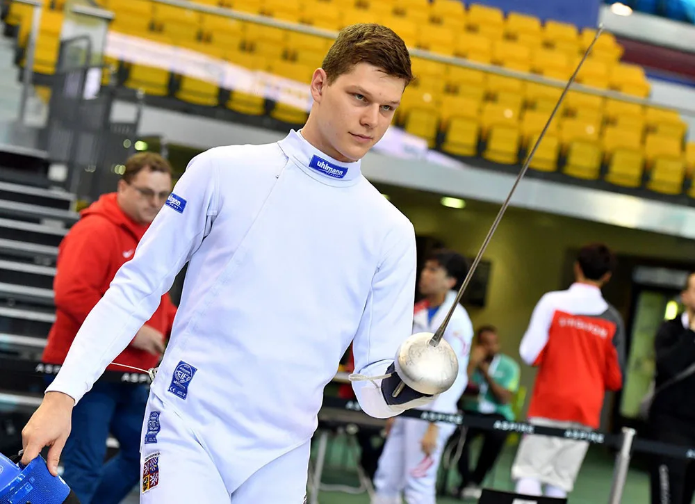 Olomoucký šermíř Jakub Jurka