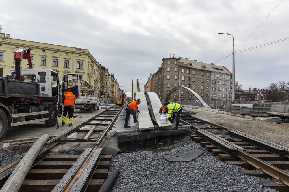 FOTOGALERIE: Olomouc si odechne. V červenci se pro auta a tramvaje konečně otevře Rejnok