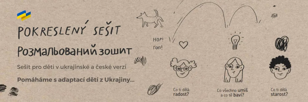 Dětem z Ukrajiny by mohl pomoci Pokreslený sešit. Vytvořila ho olomoucká pedagogická fakulta