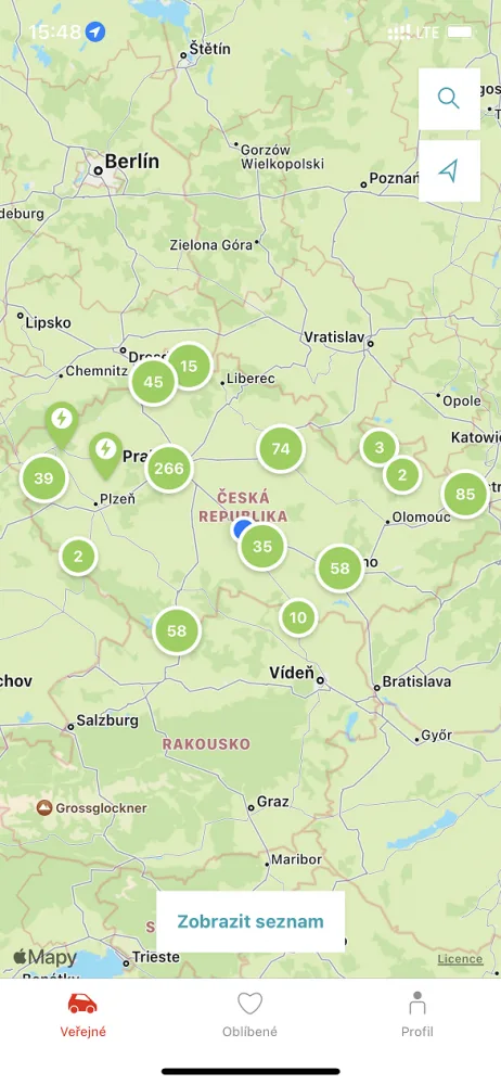 Mobilní aplikace E.ON Drive nově nasměruje řidiče elektromobilů k 700 dobíječkám v České republice