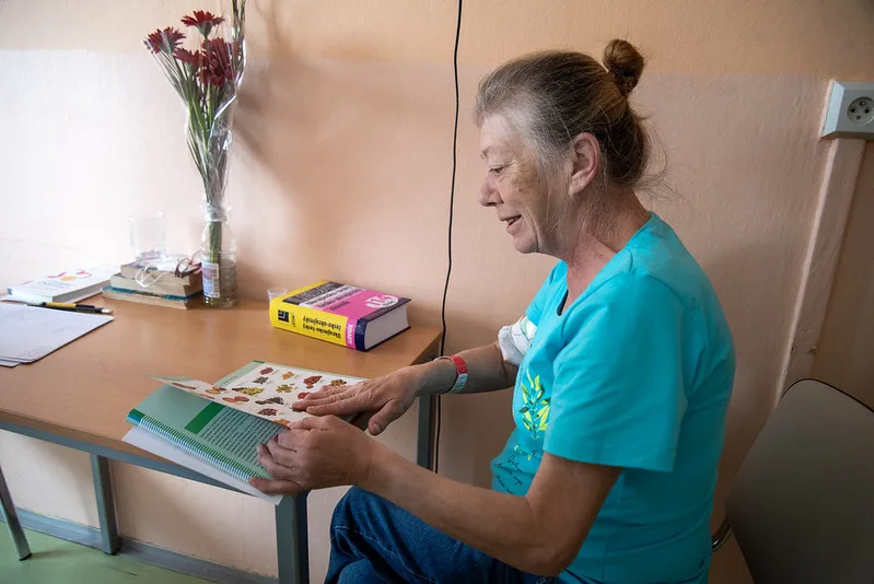 Přeji všem lidem v České republice mír a zdraví, vzkazuje ukrajinská pacientka onkologické kliniky