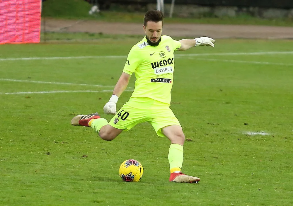 Martin Šustr v dresu Zbrojovky Brno