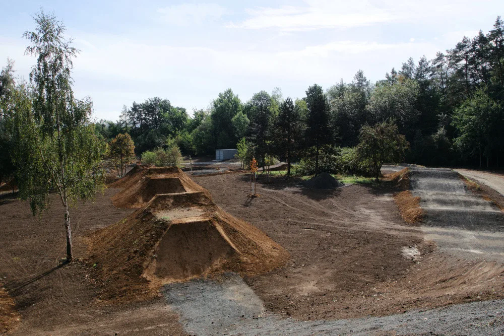 Bikepark v olomoucké části Slavonín