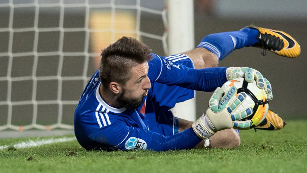 Brankář Martin Šustr
