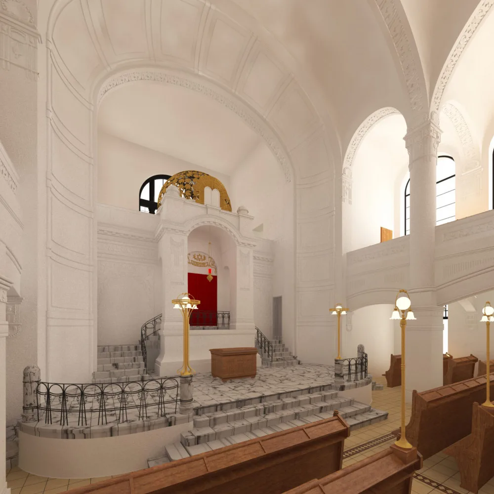 V Prostějově se otevřela výstava, která mapuje podobu bývalé synagogy